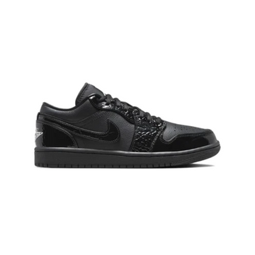 Nike Air Jordan 1 Low Black Croc