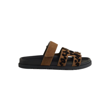 Hermes Chypre Sandal brun fumé / noir