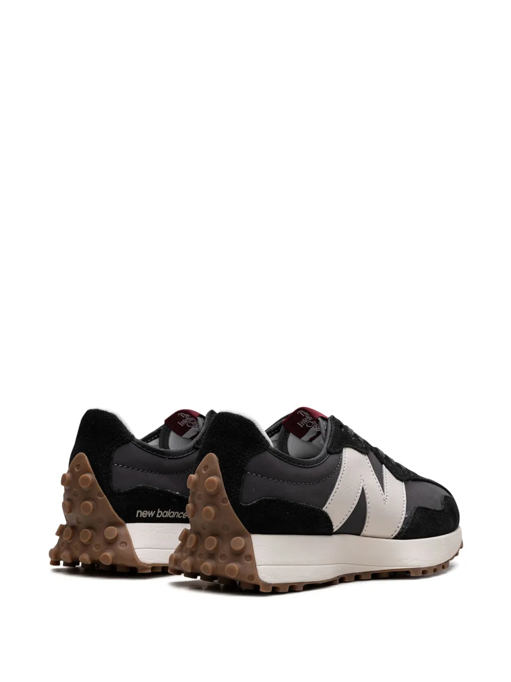 New Balance 327 black white gum