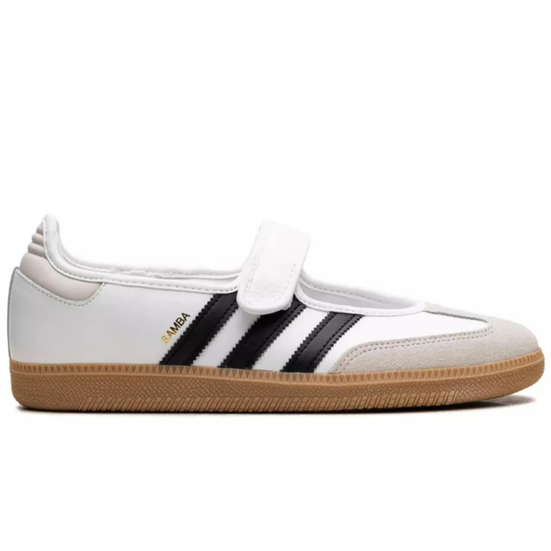 Adidas Samba Jane – White/Black gum