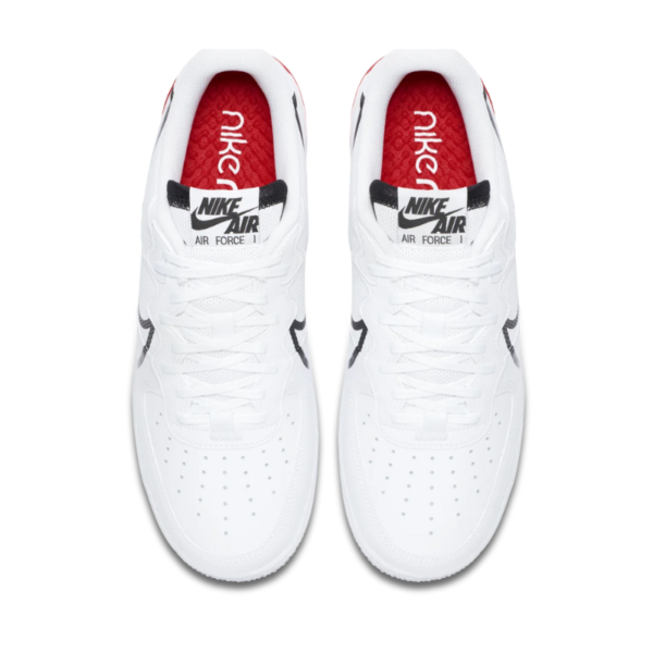 Nike Air Force 1 Low React White Black Red