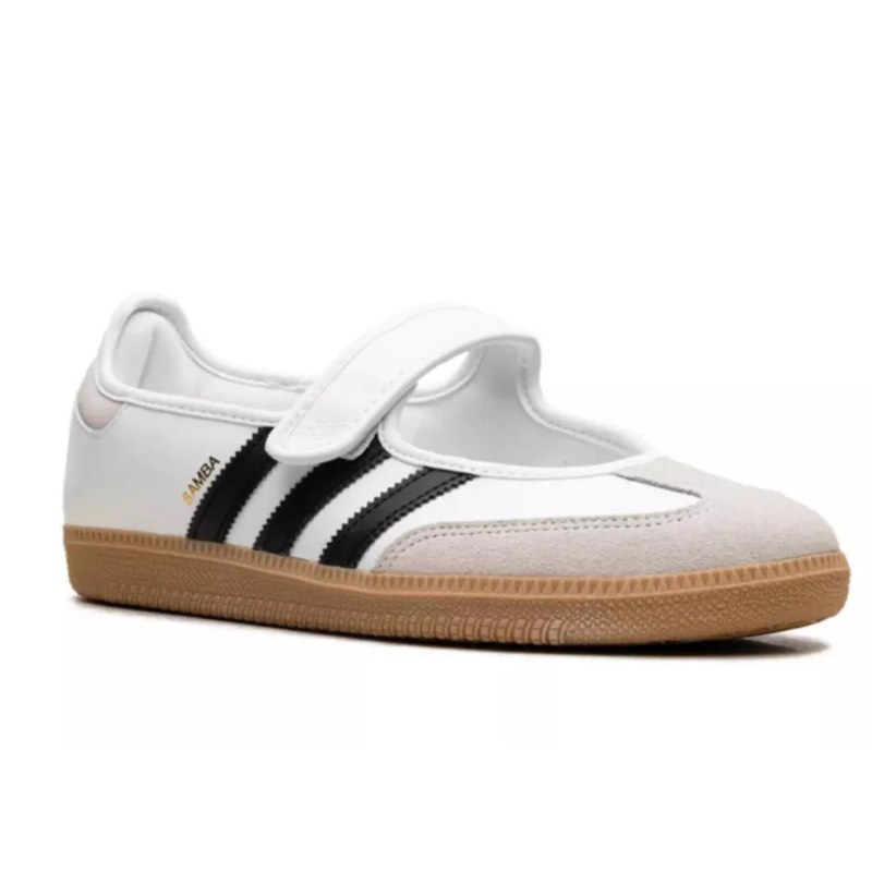Adidas Samba Jane – White/Black gum