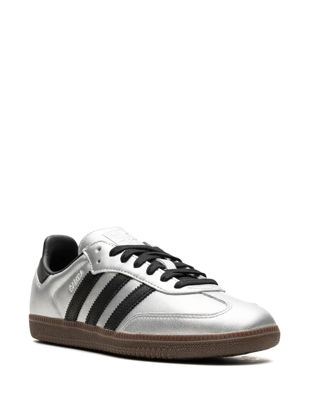 adidas Samba OG Silver Metallic/Black/Gum