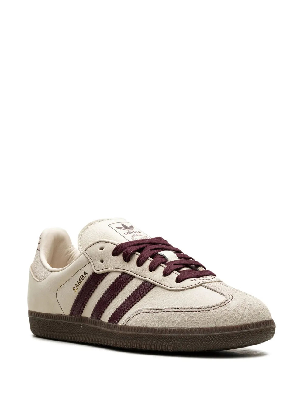 adidas Samba OG "Wonder White/Maroon