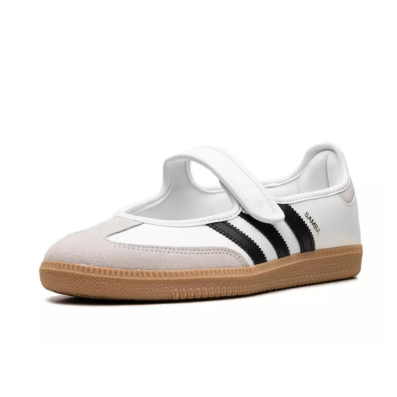 Adidas Samba Jane – White/Black gum
