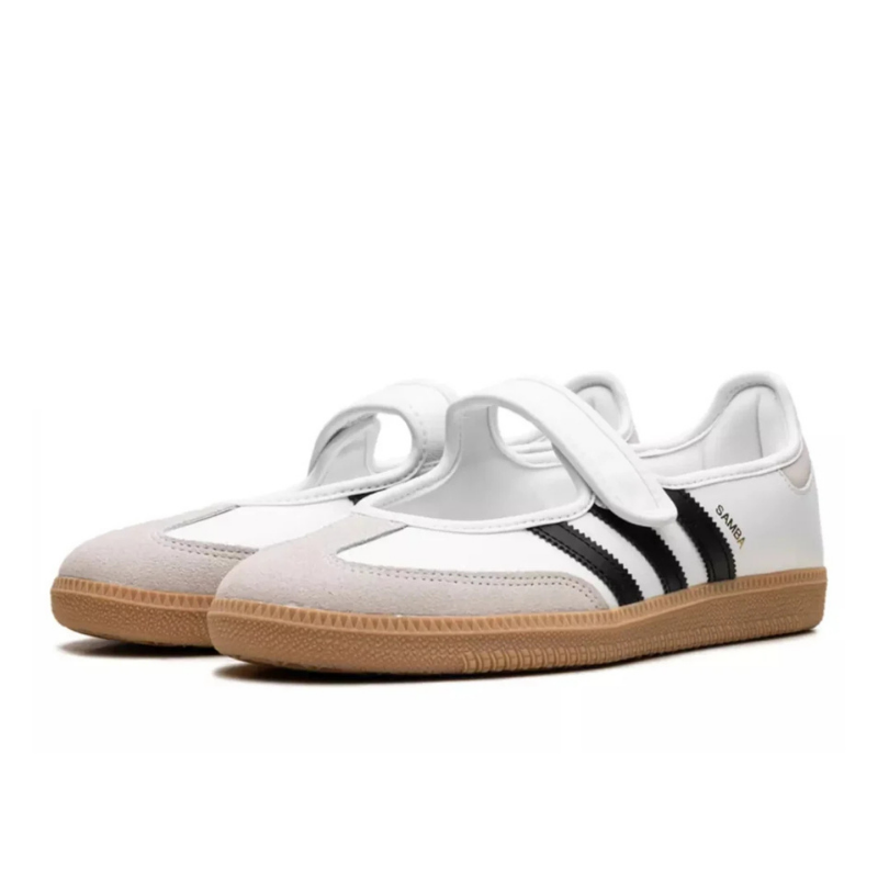 Adidas Samba Jane – White/Black gum