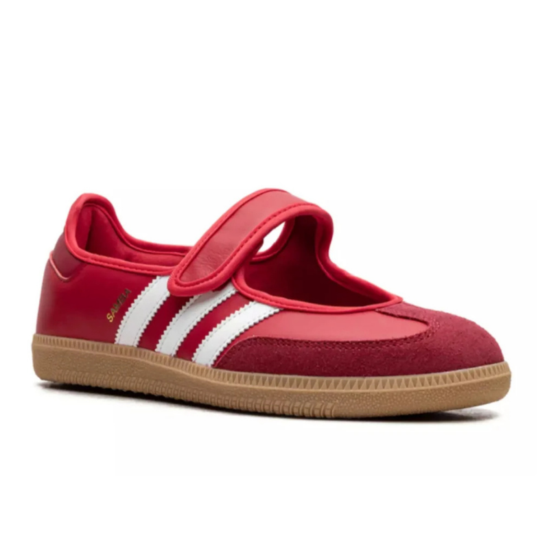 Adidas Samba Jane vibrant red colorway