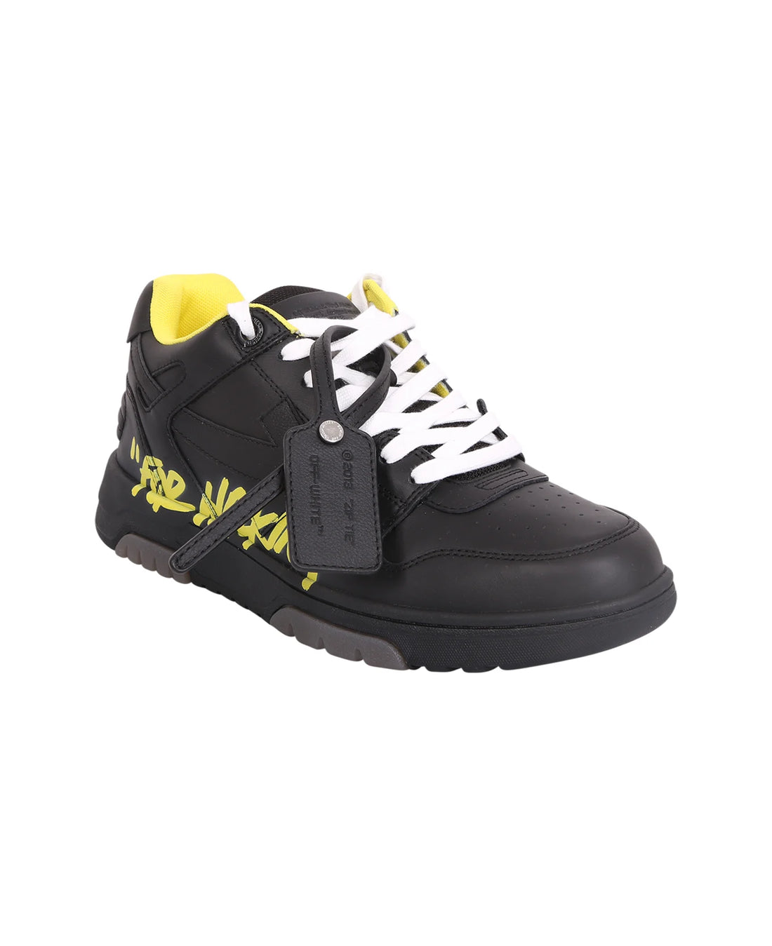 Off-White Out of Office Low Black Yellow