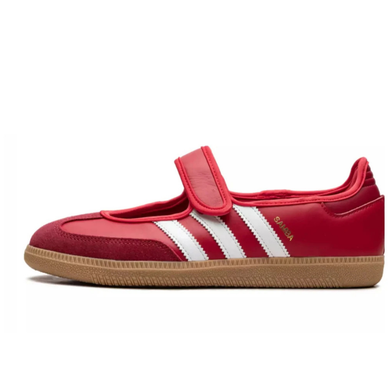 Adidas Samba Jane vibrant red colorway