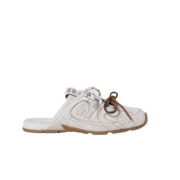New Balance X Miu Miu 530 SL deco calf leather mules – White