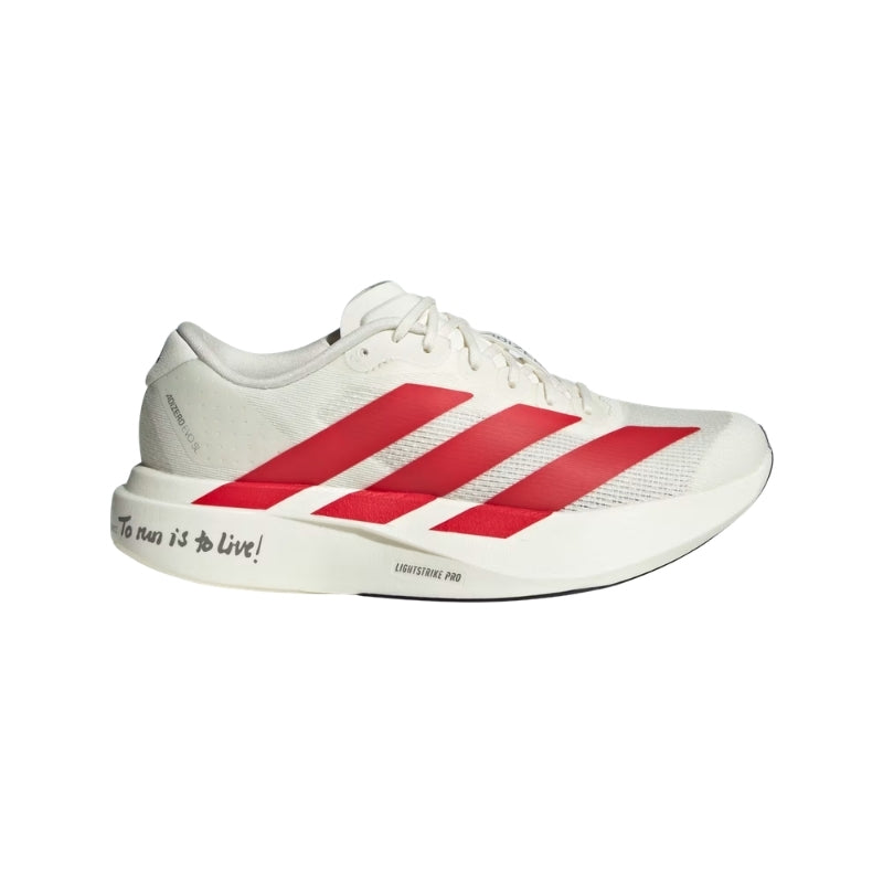 adidas Adizero Evo White Scarlet Red