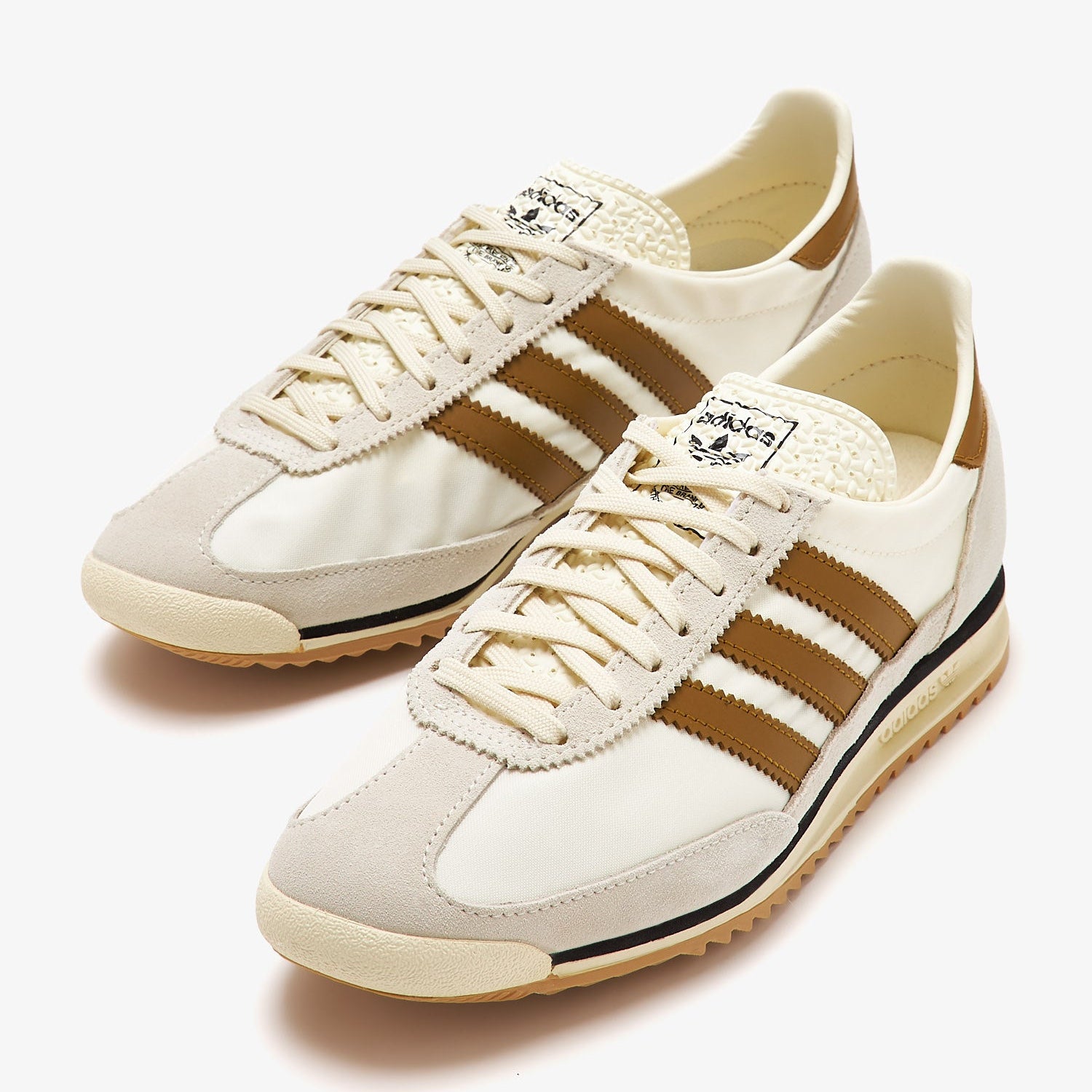 Adidas sl 72 cream white/brown