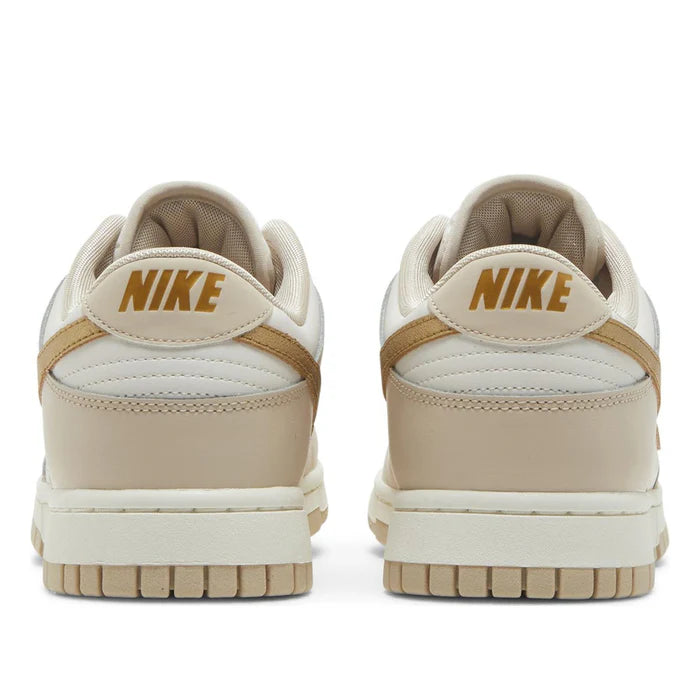 Nike Dunk low gold swoosh