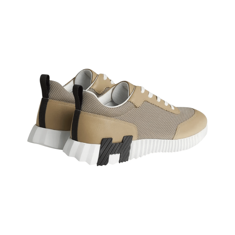 Hermès Bouncing Sneaker Beige Lin Noir