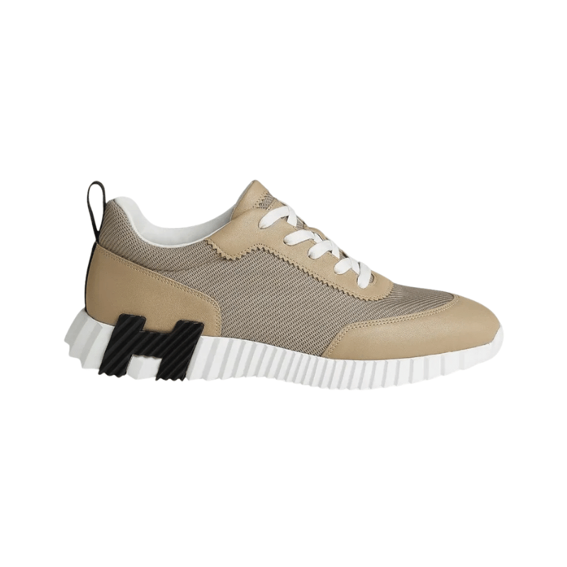 Hermès Bouncing Sneaker Beige Lin Noir