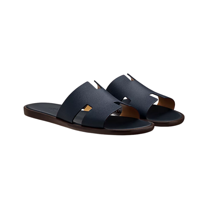 Hermès Izmir sandal Marine
