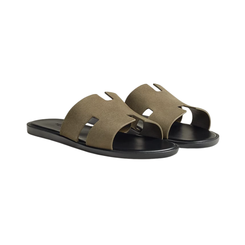 Hermès Izmir sandal Olive Green