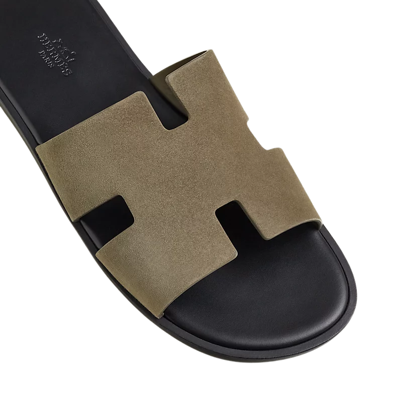 Hermès Izmir sandal Olive Green