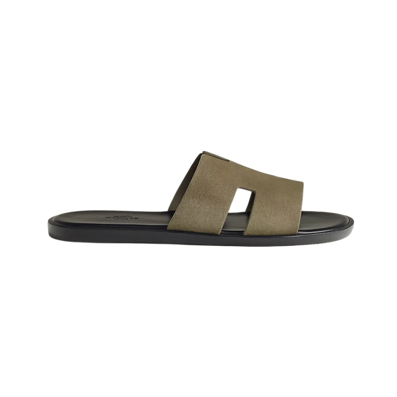 Hermès Izmir sandal Olive Green