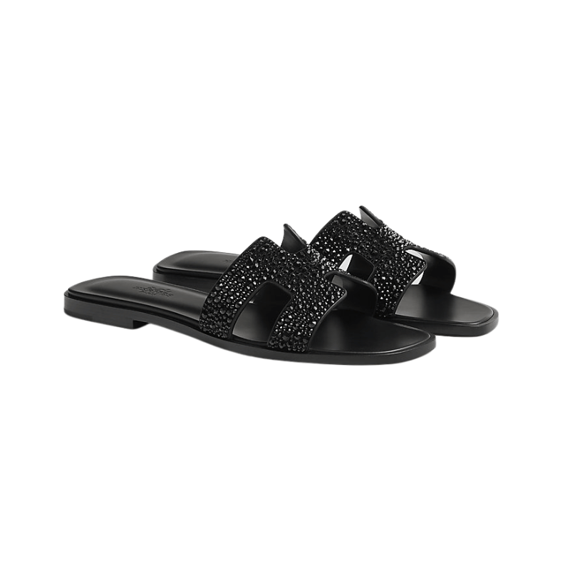 Hermès Oran Sandal Black