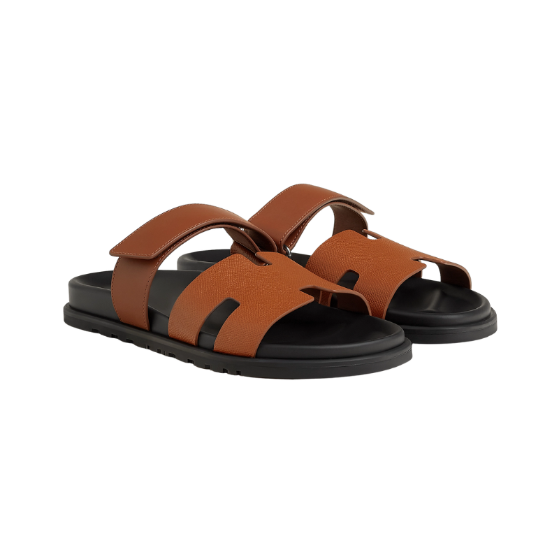 Hermès Chypre sandal Brown Black