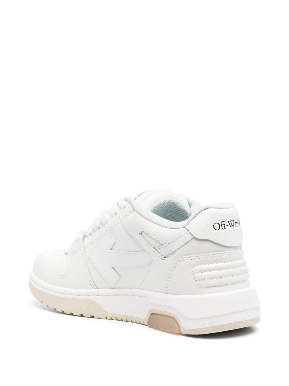 OFF-WHITE Out Of Office OOO Low Tops For Walking White Black