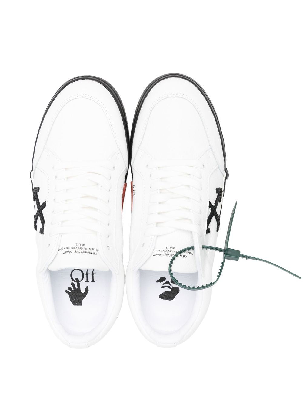 OFF-WHITE Vulcanized Low Canvas White Black