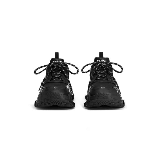 Balenciaga Triple S Diy Metal ‘Black White’