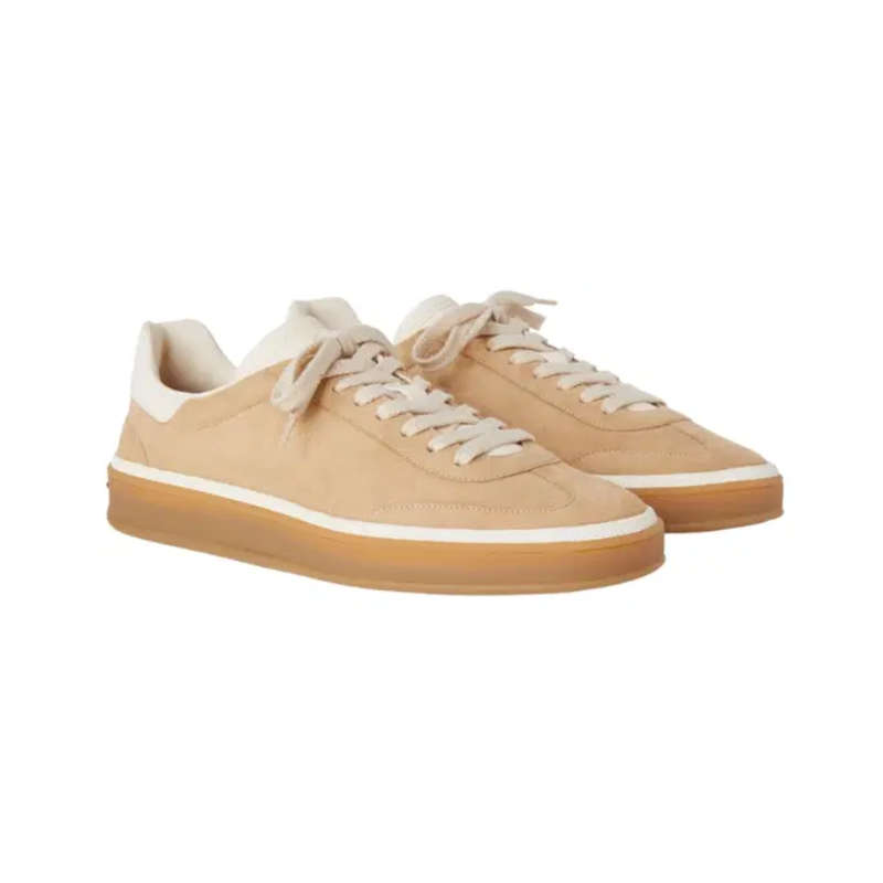 Loro Piana Tennis Walk Sneakers Beige