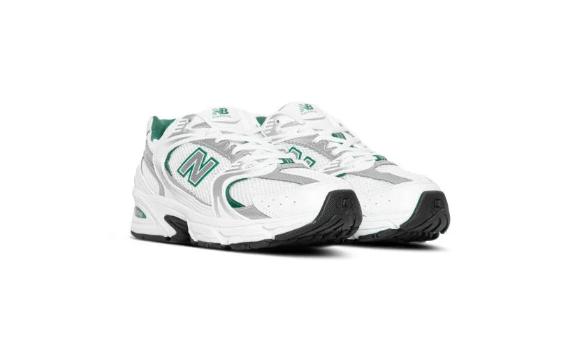 New Balance 530 White Silver Green