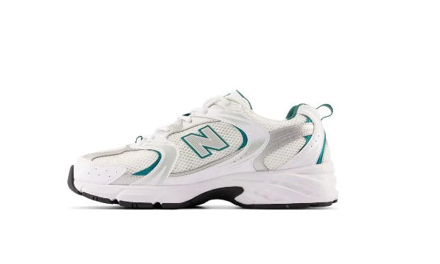 New Balance 530 White Silver Green