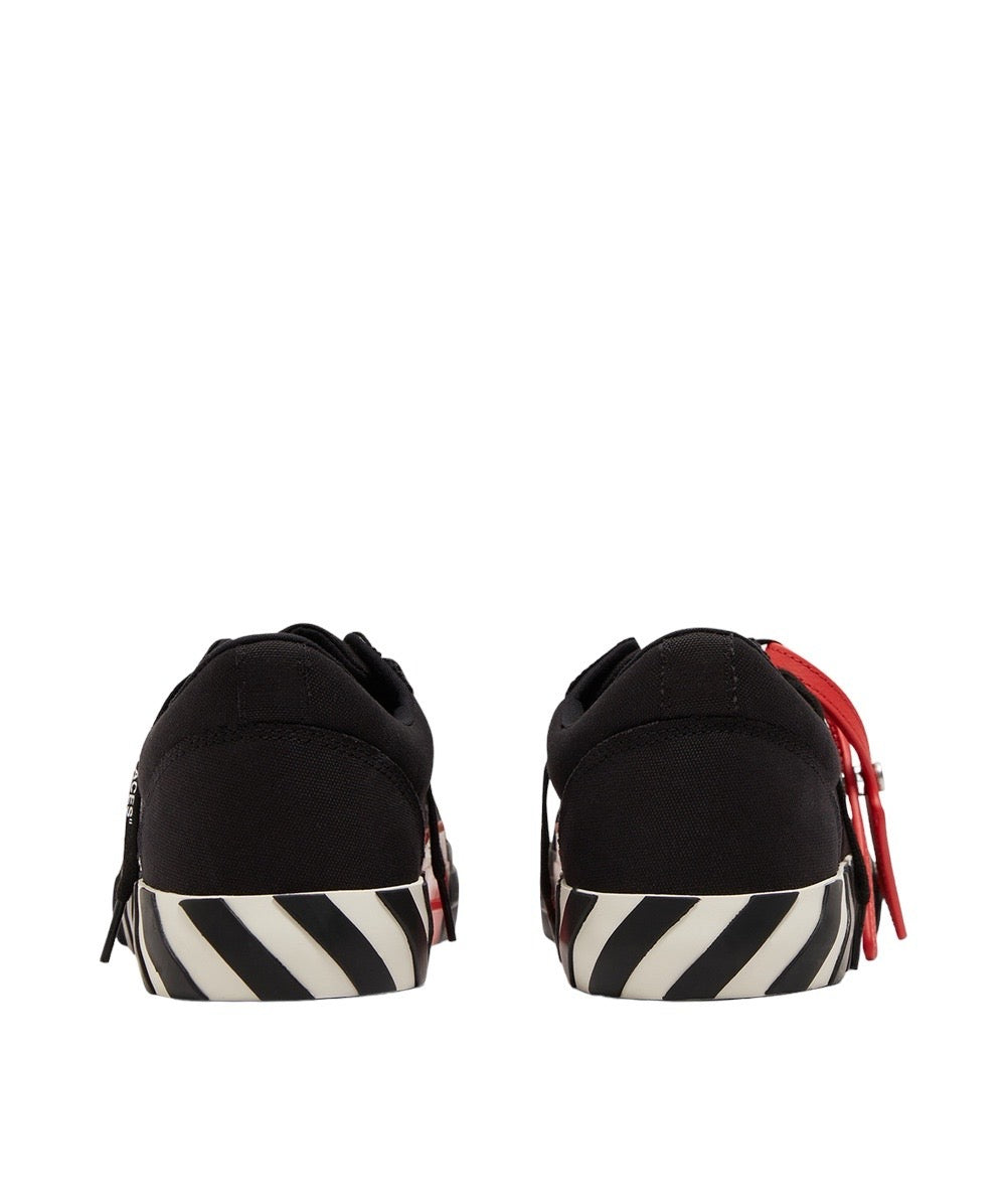 OFF-WHITE Vulcanized Low Canvas Black White