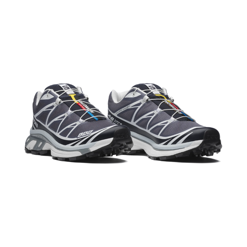 Salomon XT-6  Grisaille Blue Nights Violet Tulip