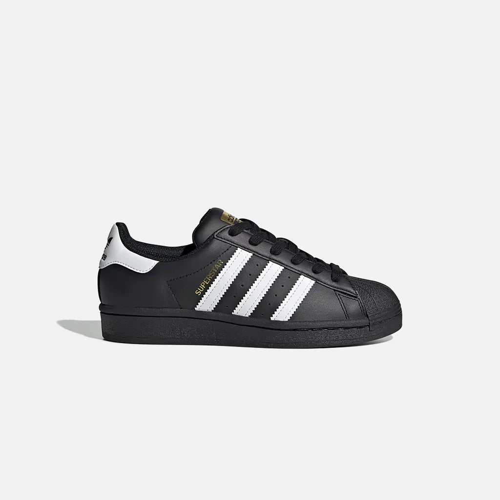 Adidas superstar black white