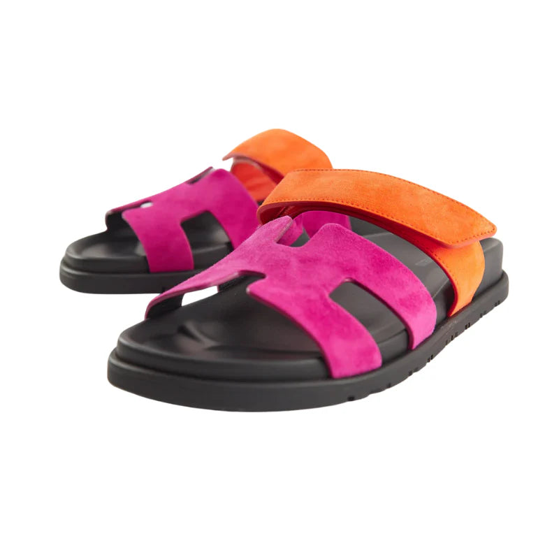 Hermes Chypre Sandal rouge cinétique / gold