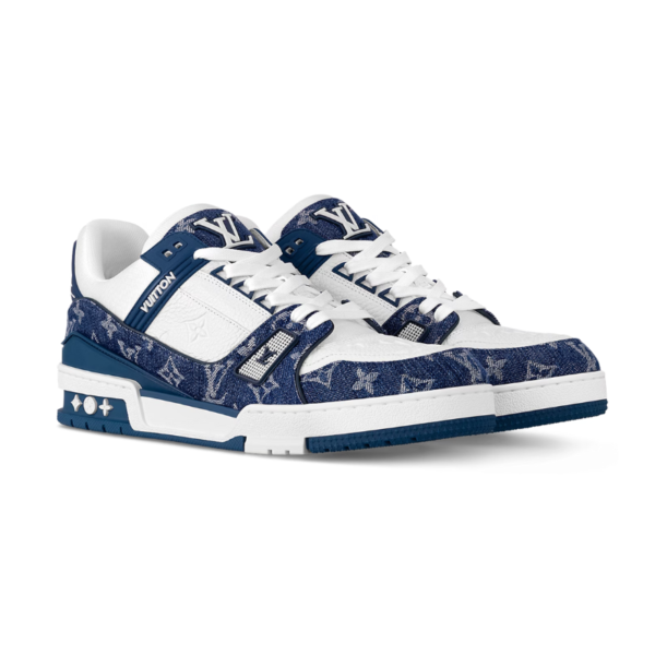 LV trainer LOW TOP blue white