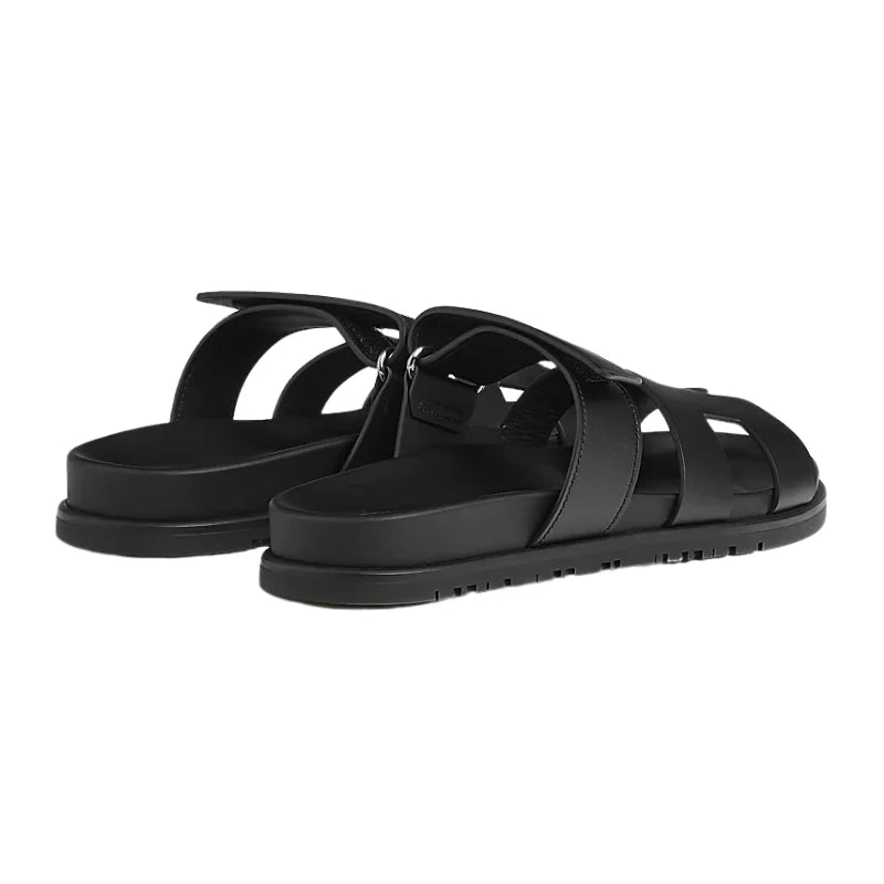 Hermes Chypre Sandal All Black