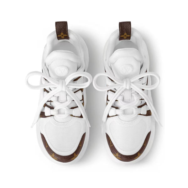 LV Archlight trainer white brown