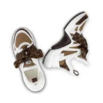 LV Archlight trainer white, brown with Plaid Ribbon' Women's