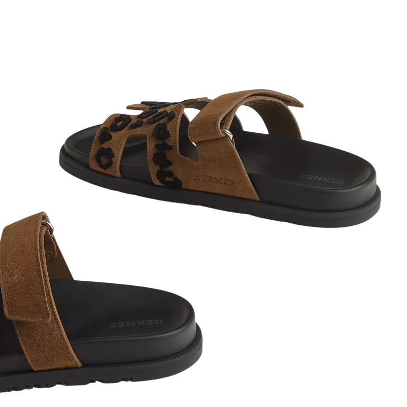 Hermes Chypre Sandal brun fumé / noir