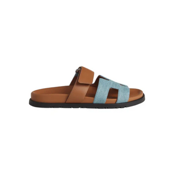 Hermes Chypre Sandal bleu clair