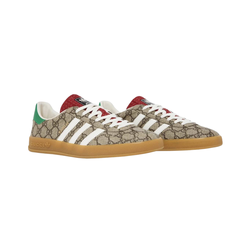 Adidas x Gucci Gazelle Beige GG Monogram