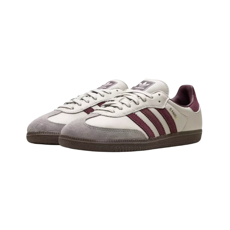 Adidas Samba OG Putty Grey Maroon