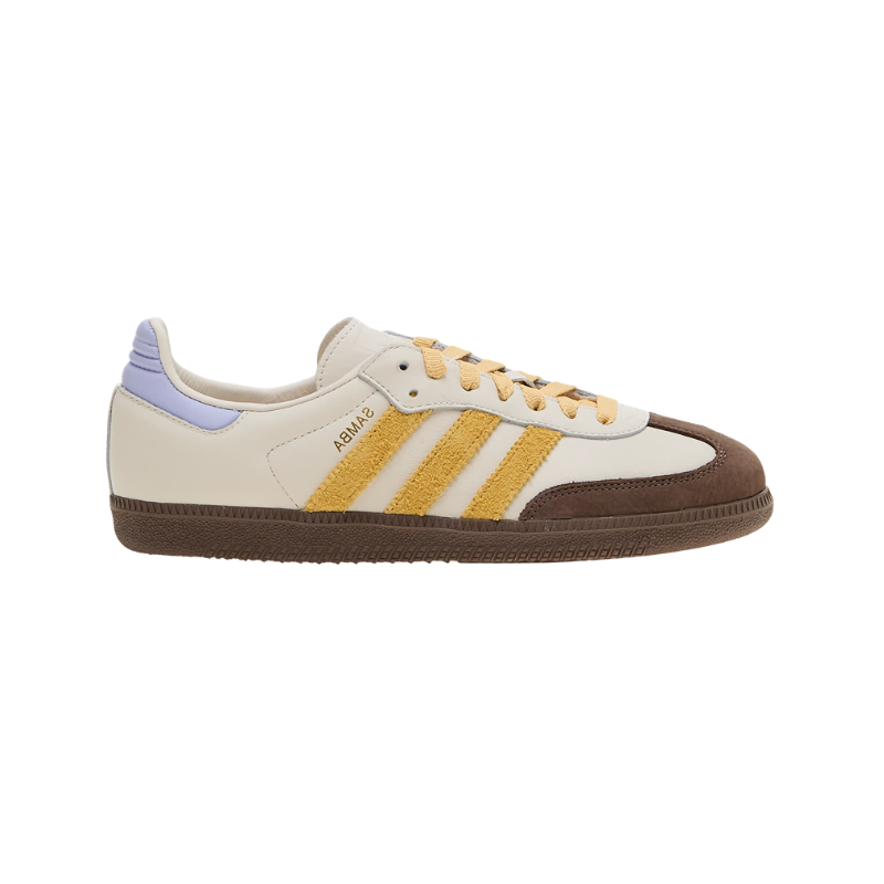 adidas Samba OG leather yellow/brown/cream white