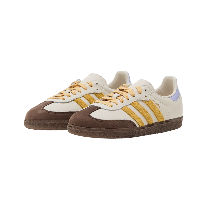 adidas Samba OG leather yellow/brown/cream white