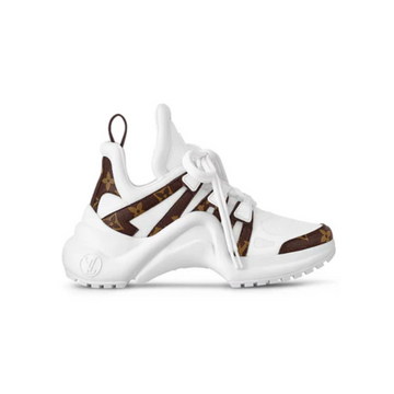 LV Archlight trainer white brown