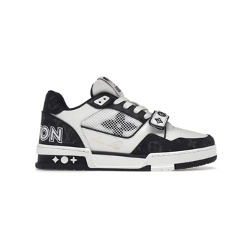 LV trainer LOW TOP Velcro strap black white