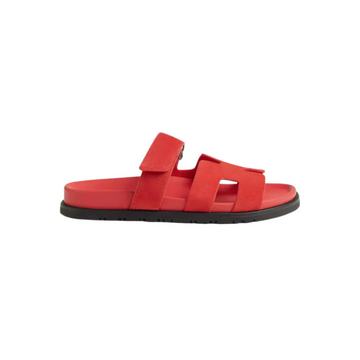 Hermes Chypre sandal Rose/Vermillon