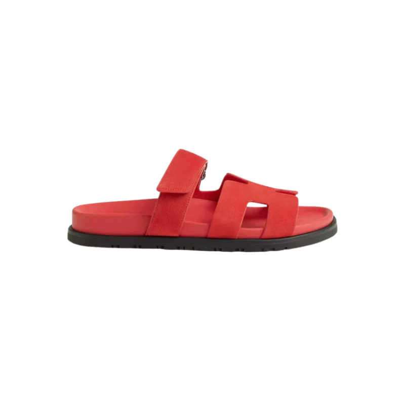 Hermes Chypre sandal Rose/Vermillon