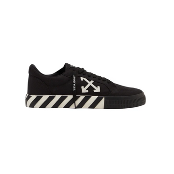 OFF-WHITE Vulcanized Low Canvas Black White
